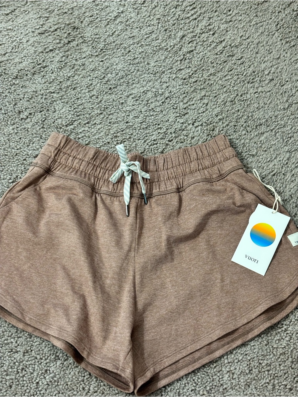 Vuori Halo Shorts Nutmeg Heather